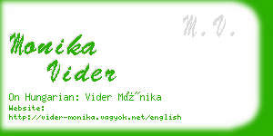 monika vider business card